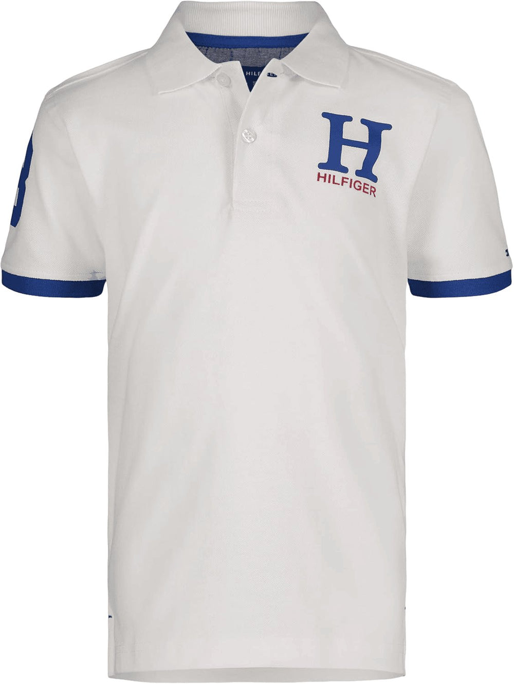 Tommy Hilfiger Niños Polo Logo H - Blanco