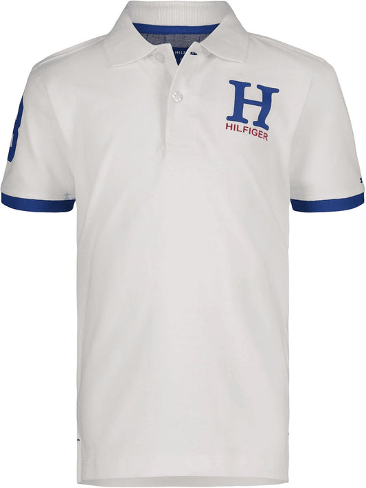 Tommy Hilfiger Niños Polo Logo H - Blanco - ColorPlay