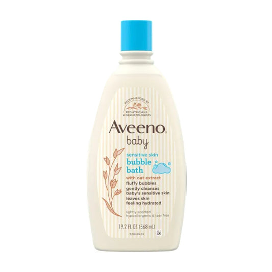Aveeno Baby Sensitive Skin Bubble Bath with Oat Extract 19.2 fl oz - ColorPlay