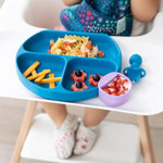 Bumkins Silicone Grip Dish - Dark Blue - Image 2