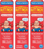 Boudreaux's Butt Paste Max Strength Diaper Rash Ointment 4 oz 3-Pack - Image 1