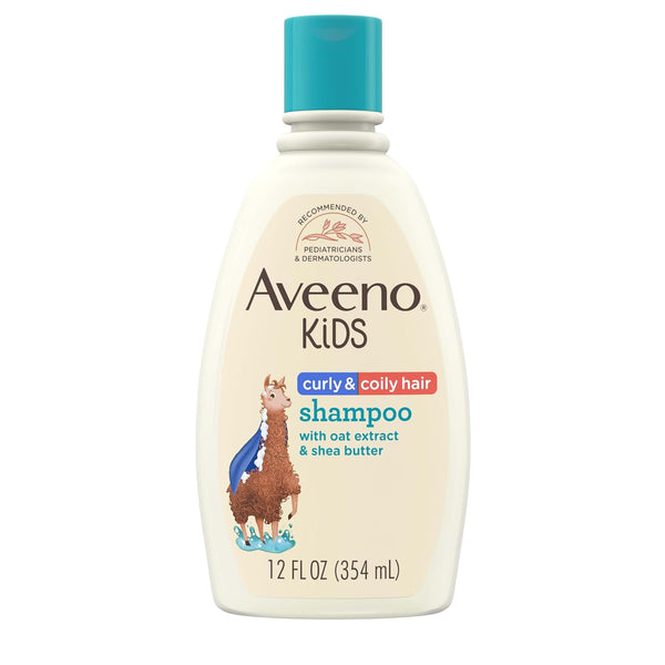 Aveeno Kids Curly & Coily Hair Hydrating Shampoo 12 fl oz