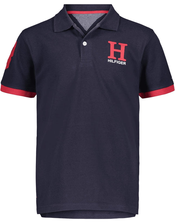 Tommy Hilfiger Niños Polo Logo H - Azul Marino