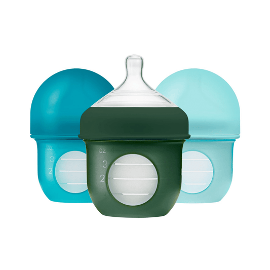 Boon NURSH Biberón Anti-Cólico 4oz (120ml) Set de 3 - Forest Explorer - ColorPlay