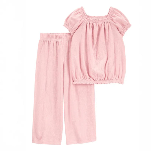 Toddler Girl 2-Piece Pant Set Pink